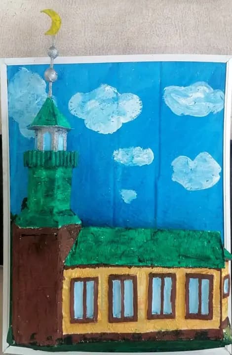 Эту работу сделала бабушка одного из участников