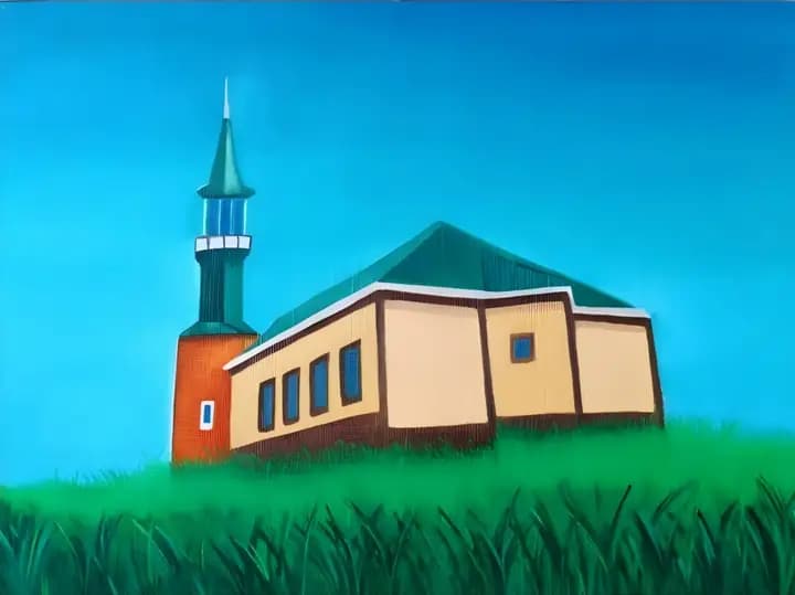 Картина, нарисованная одной из матерей участников